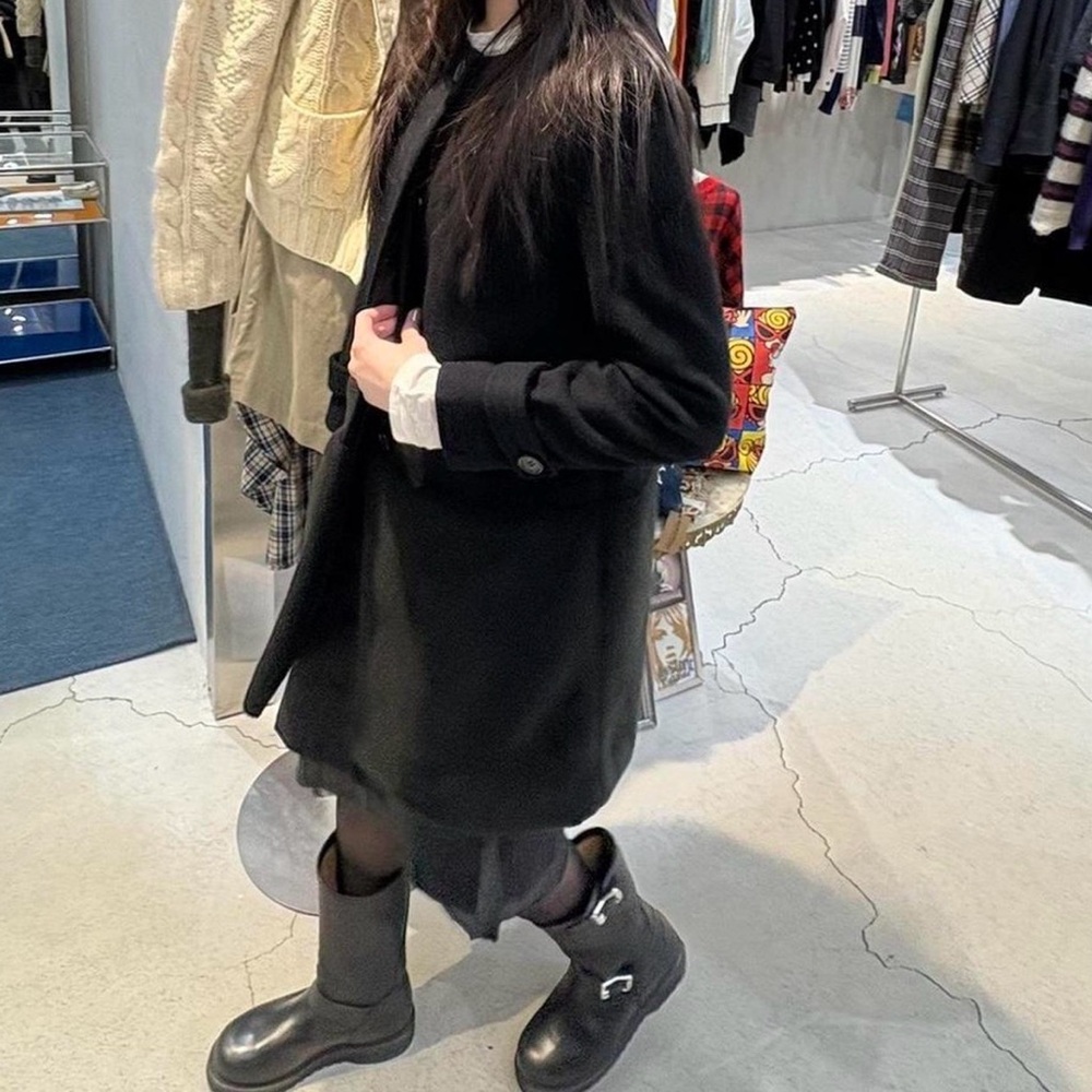 Black Pea Coat